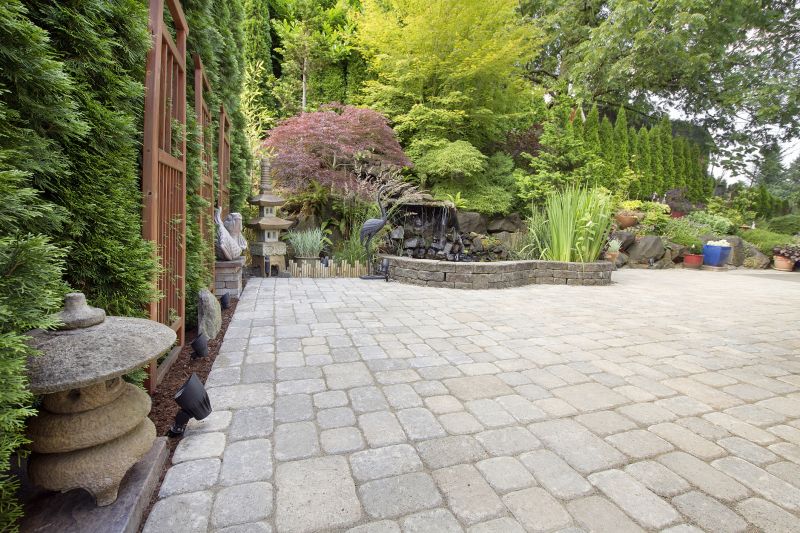 Paver Patio in a Residential Setting