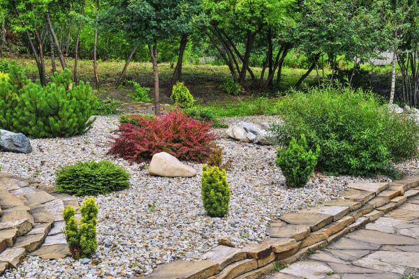 Rock Landscaping in Crown Point
