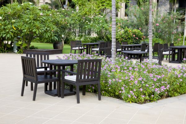 Courtyard Landscaping in Crown Point