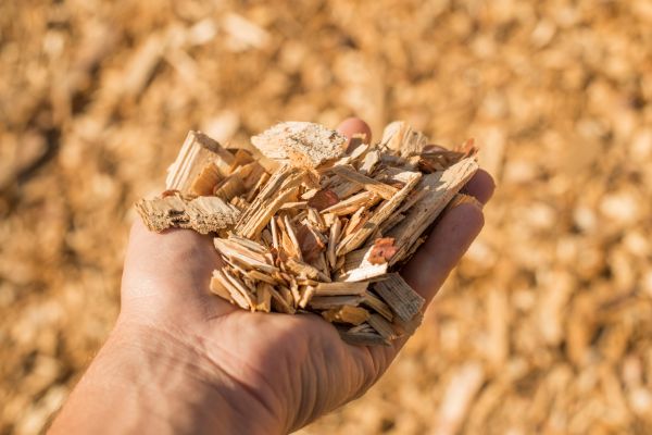 Wood Chips Spreading in Crown Point