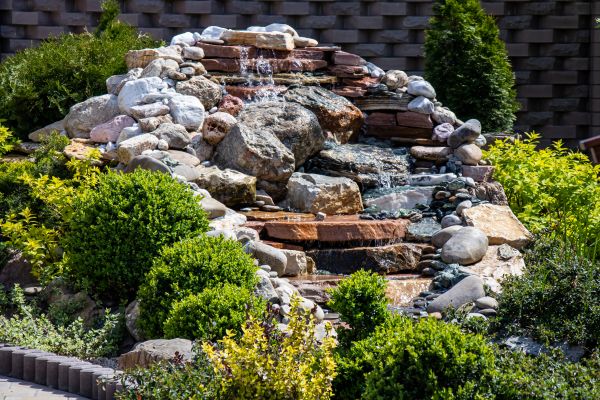 River Rock Landscaping in Crown Point