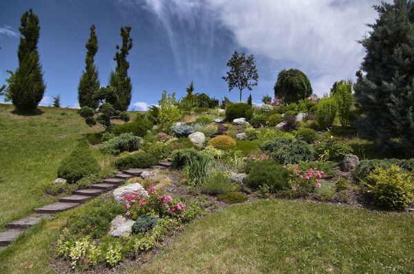 Steep Terrain Landscaping in Crown Point