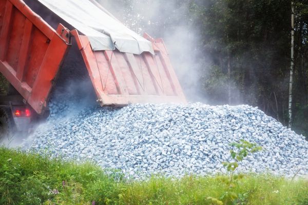 Limestone Gravel Delivery in Crown Point